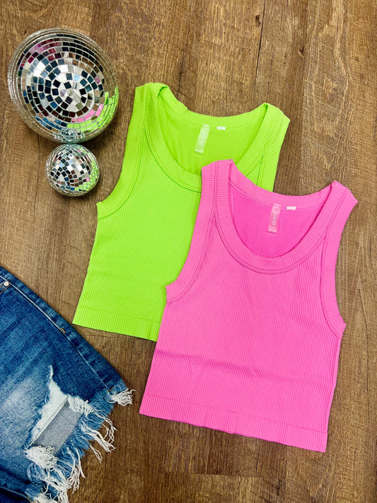 Summer Time Ribbed Tank