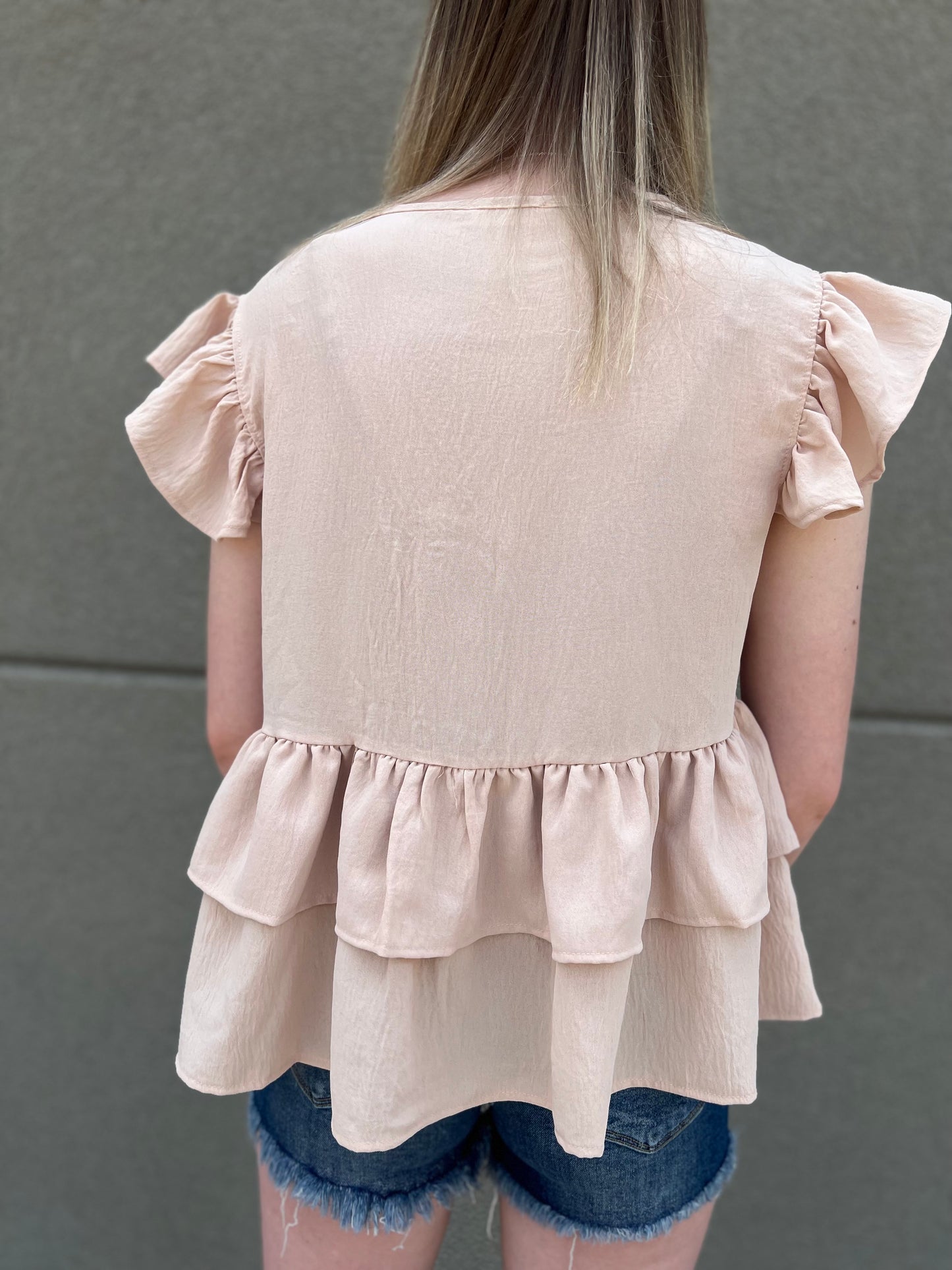 Ruffle Baby Doll Top