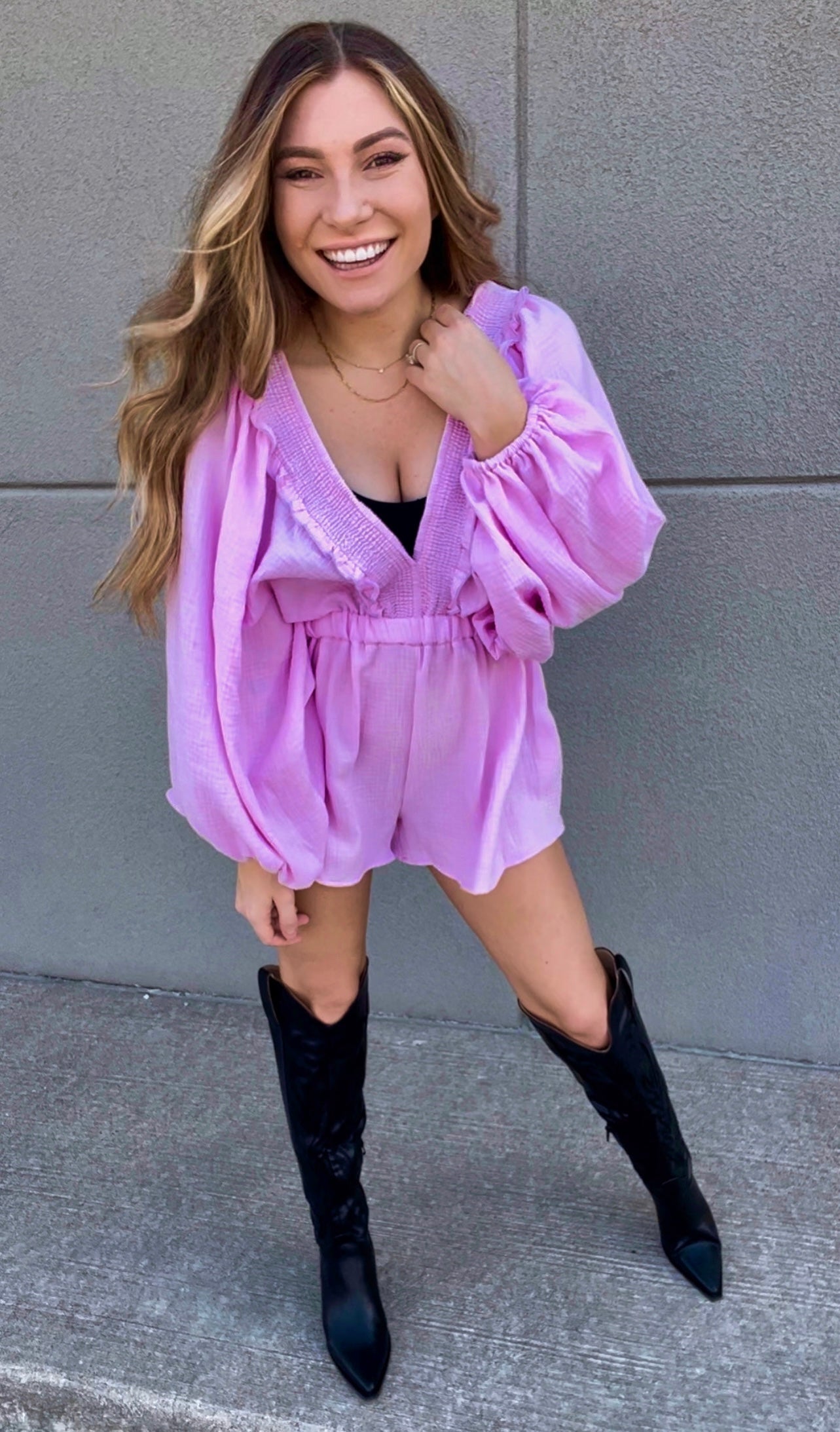 Lilac Romper