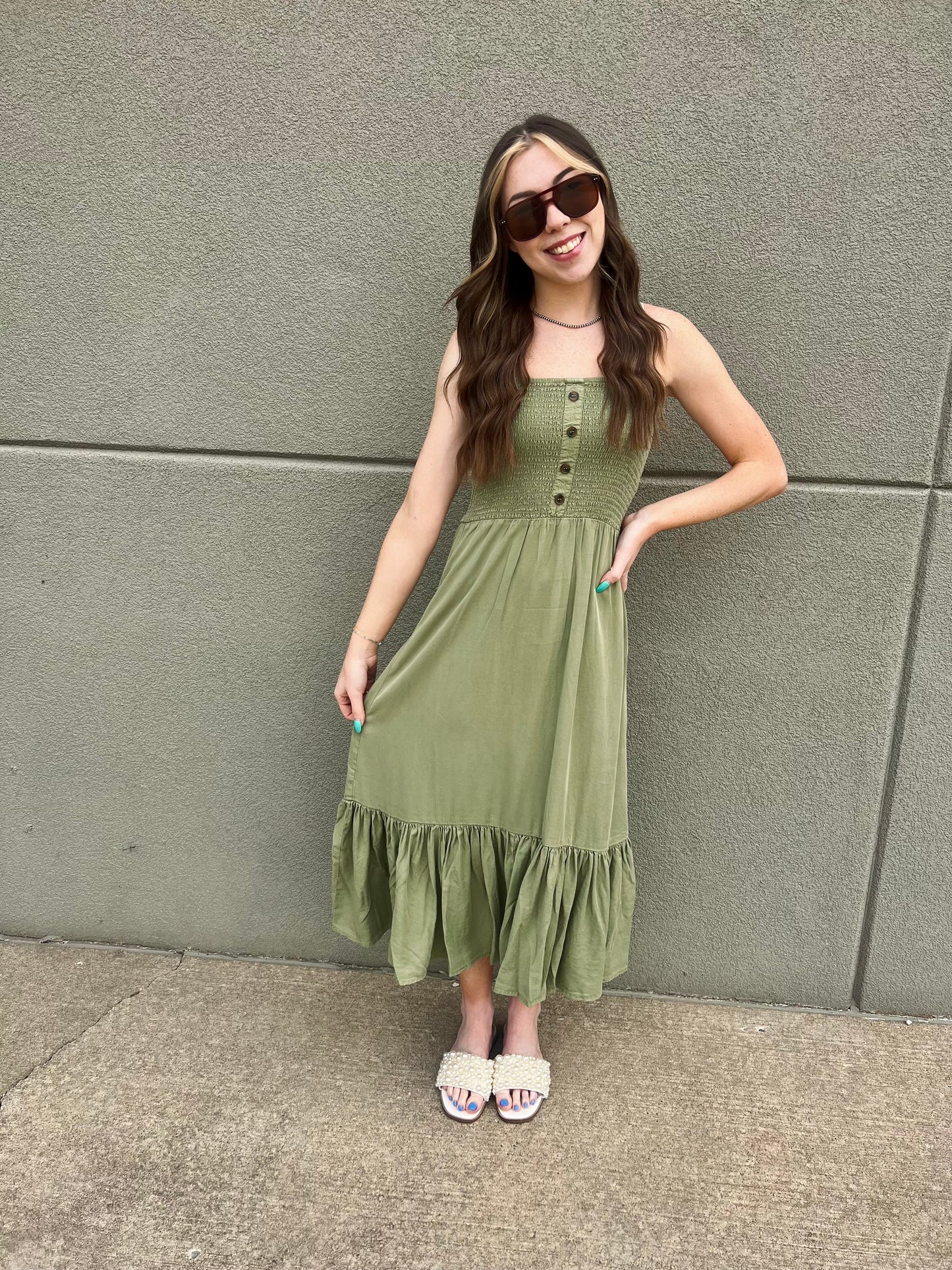 Smocked Maxi Dress