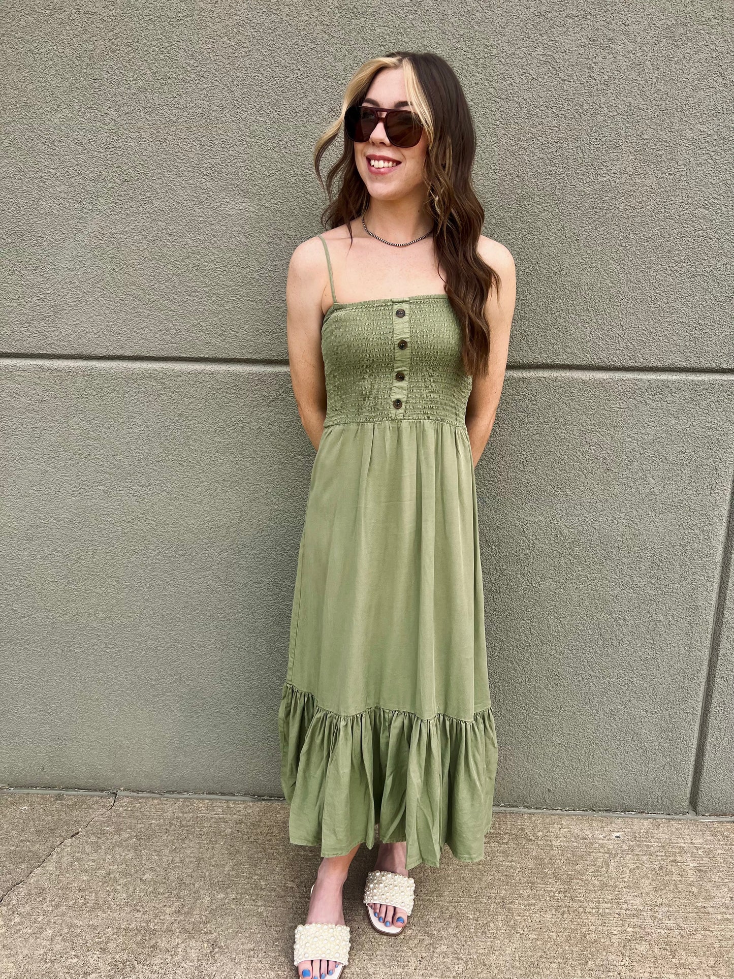 Smocked Maxi Dress