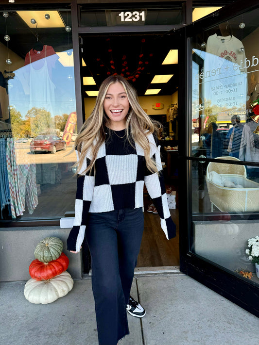 Checkered Sweater