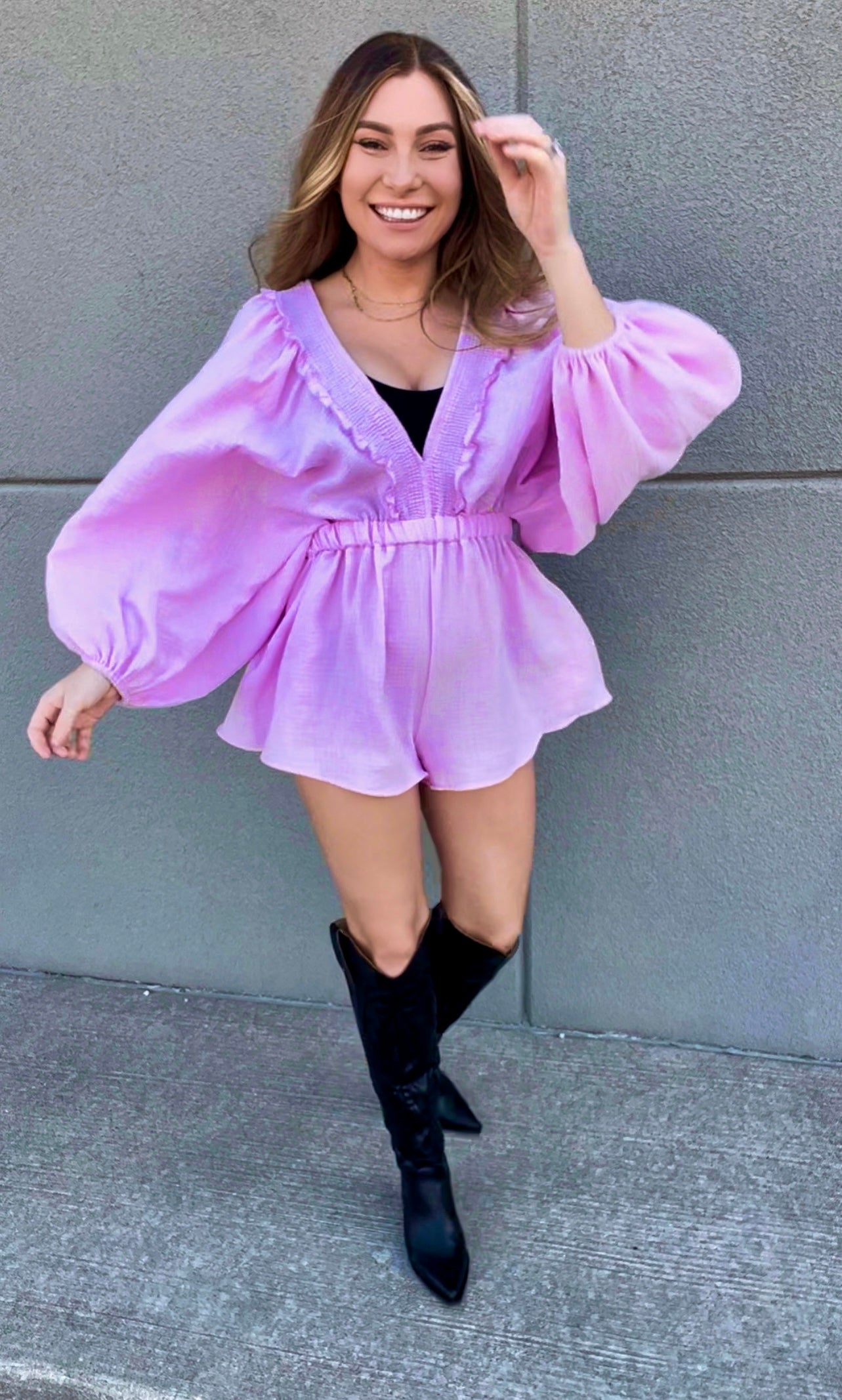 Lilac Romper