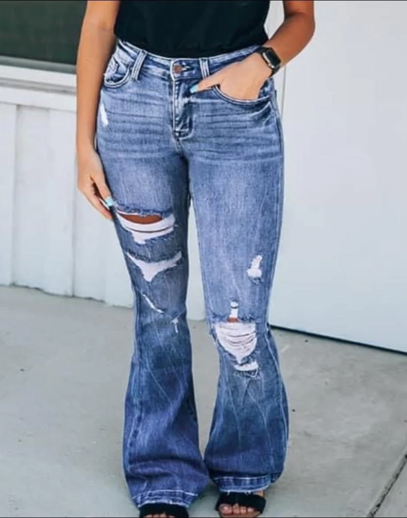 Petra Distressed Flares