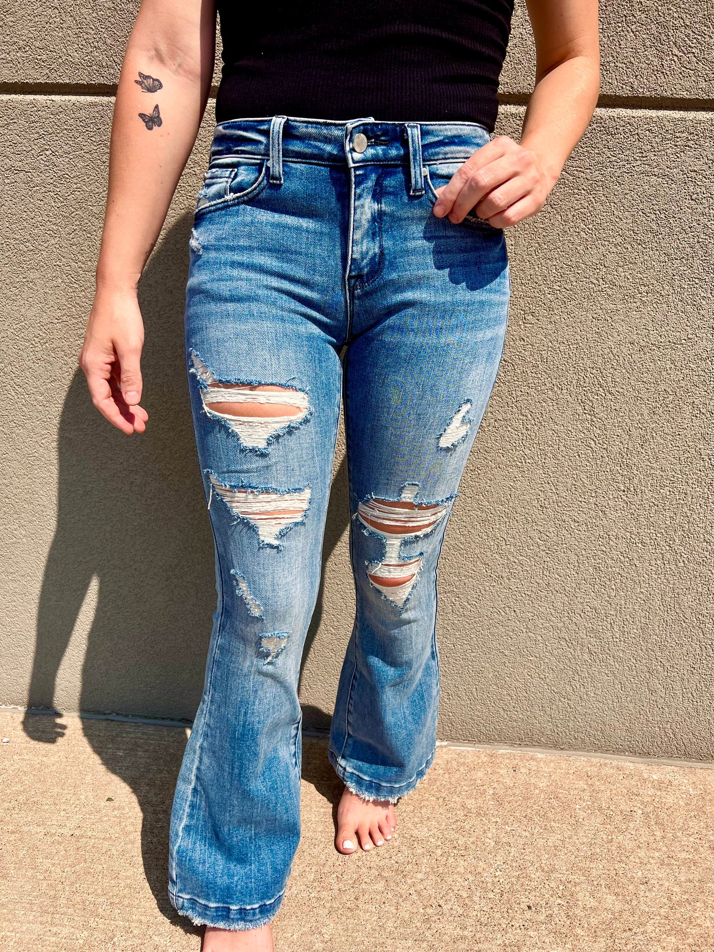 Petra Distressed Flares